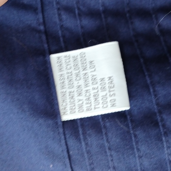 Orvis Navy Button Down Shirt Womens 14 - Picture 3 of 5